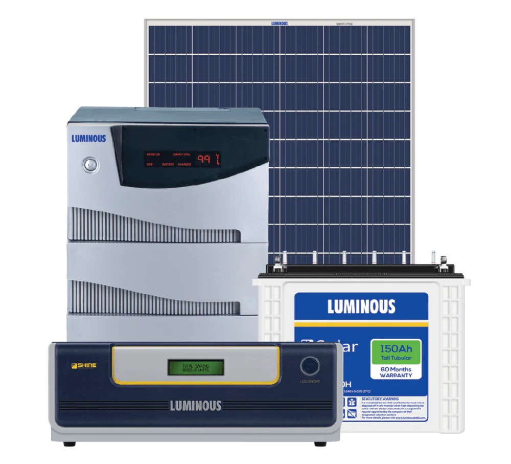 Solar inverters and batteries